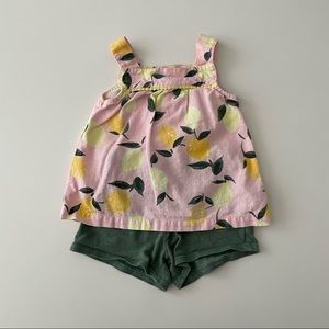 ⭐️5 for $25⭐️ Carter’s Linen Blend ‘Pink Lemonade’ Tank & Shorts Set